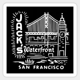 Jack's Waterfront Restaurant San Francisco California Magnet